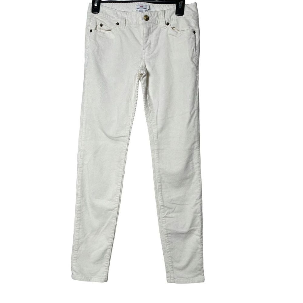 Vineyard Vines Women's White Corduroy Jeans